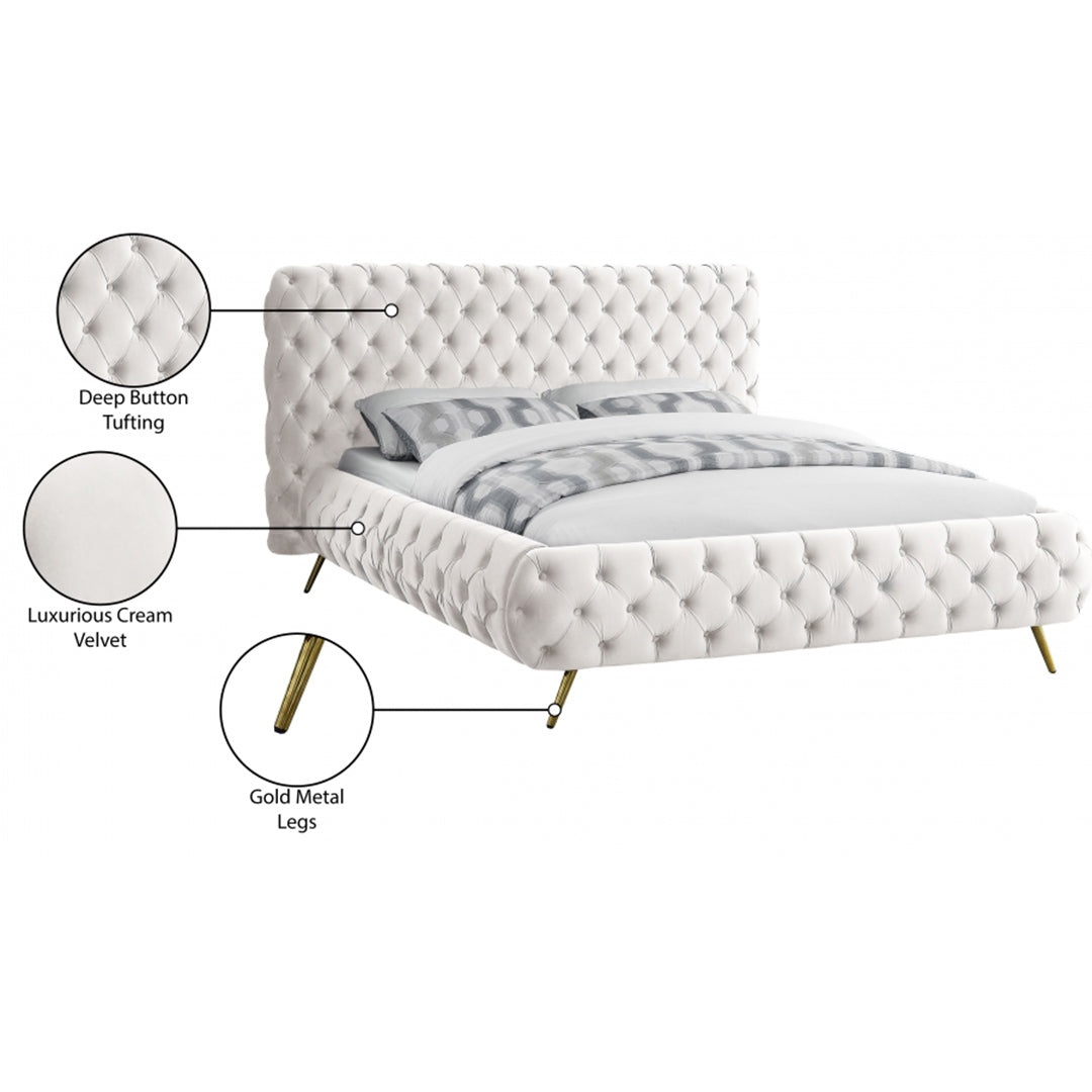 Delano Velvet King Bed