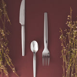 BergHOFF Essentials 12Pc Stainless Steel Dinner Fork Set, Quadro, 7.75"
