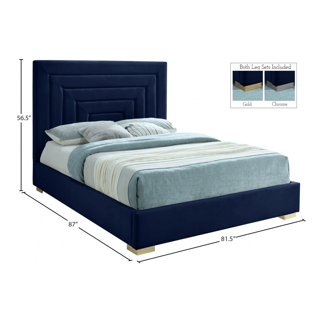 Nora Velvet Queen Bed