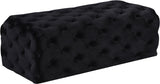 Casey Contemporary Ottoman: Elegant Deep Tufting & Plush Comfort for a Glamorous Living Space