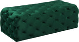 Casey Contemporary Ottoman: Elegant Deep Tufting & Plush Comfort for a Glamorous Living Space