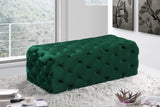 Casey Contemporary Ottoman: Elegant Deep Tufting & Plush Comfort for a Glamorous Living Space