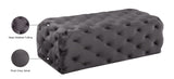 Casey Contemporary Ottoman: Elegant Deep Tufting & Plush Comfort for a Glamorous Living Space