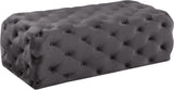Casey Contemporary Ottoman: Elegant Deep Tufting & Plush Comfort for a Glamorous Living Space