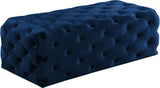 Casey Contemporary Ottoman: Elegant Deep Tufting & Plush Comfort for a Glamorous Living Space