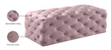 Casey Contemporary Ottoman: Elegant Deep Tufting & Plush Comfort for a Glamorous Living Space