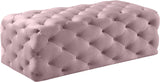 Casey Contemporary Ottoman: Elegant Deep Tufting & Plush Comfort for a Glamorous Living Space