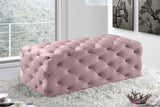 Casey Contemporary Ottoman: Elegant Deep Tufting & Plush Comfort for a Glamorous Living Space