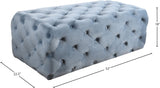 Casey Contemporary Ottoman: Elegant Deep Tufting & Plush Comfort for a Glamorous Living Space