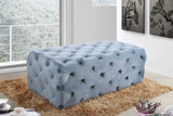 Casey Contemporary Ottoman: Elegant Deep Tufting & Plush Comfort for a Glamorous Living Space