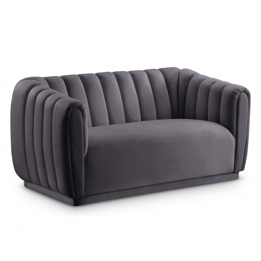 Dixie Velvet Loveseat