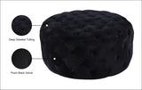 Addison Luxurious Contemporary Ottoman with Deep Button Tufting for Chic Home Decor and Comfort