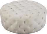Addison Luxurious Contemporary Ottoman with Deep Button Tufting for Chic Home Decor and Comfort