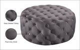 Addison Luxurious Contemporary Ottoman with Deep Button Tufting for Chic Home Decor and Comfort