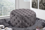 Addison Luxurious Contemporary Ottoman with Deep Button Tufting for Chic Home Decor and Comfort