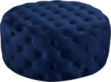 Addison Luxurious Contemporary Ottoman with Deep Button Tufting for Chic Home Decor and Comfort