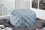 Addison Luxurious Contemporary Ottoman with Deep Button Tufting for Chic Home Decor and Comfort