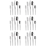 BergHOFF Essentials 30Pc 18/10 Stainless Steel Flatware Set, Finesse