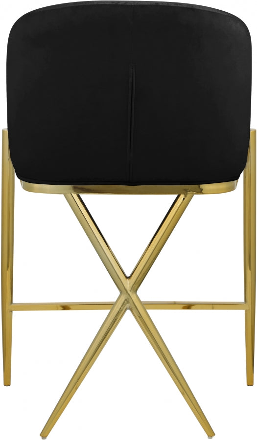 Xavier Velvet Counter Stool