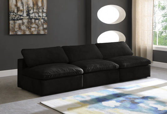 Cozy Velvet Comfort Modular Armless Sofa