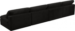 Cozy Velvet Comfort Modular Armless Sofa