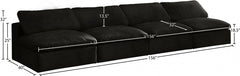 Cozy Velvet Comfort Modular Armless Sofa