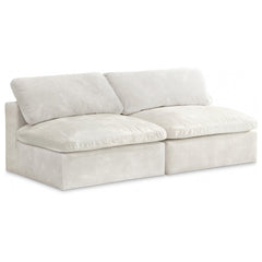 Cozy Velvet Comfort Modular Armless Sofa