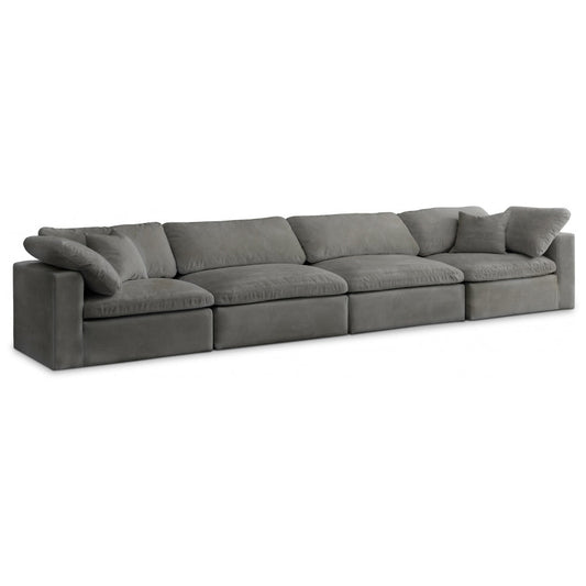 Cozy Velvet Comfort Modular Sofa