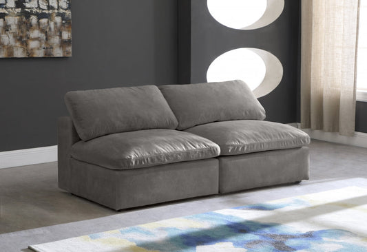 Cozy Velvet Comfort Modular Armless Sofa