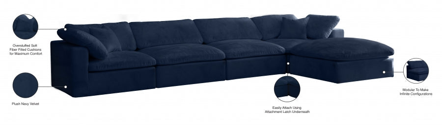 Cozy Velvet Comfort Modular Sectional