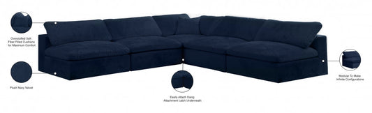 Cozy Velvet Comfort Modular Sectional