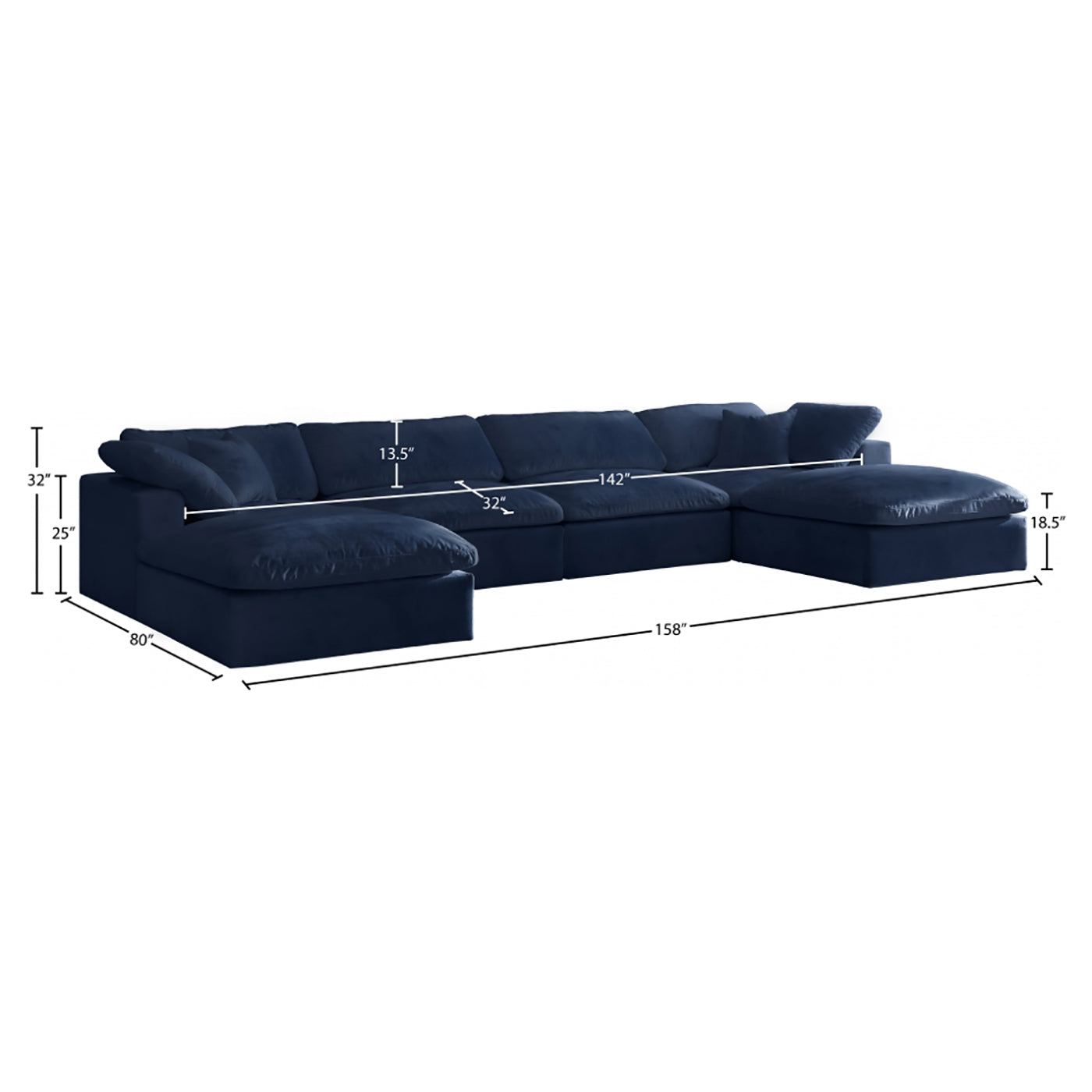 Cozy Velvet Comfort Modular Sectional