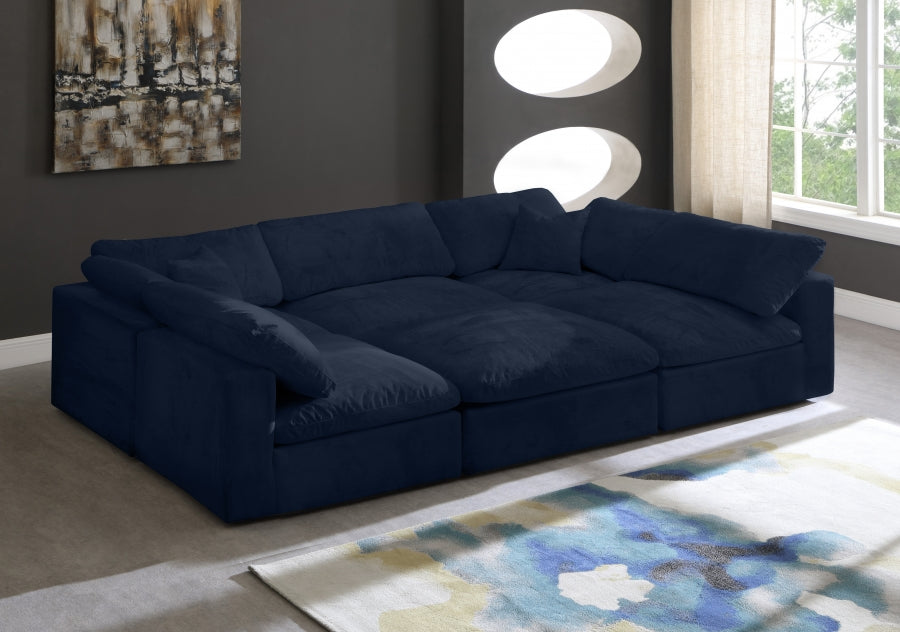 Cozy Velvet Comfort Modular Sectional