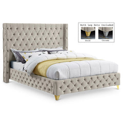 Savan Velvet Bed