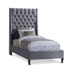 Fritz Velvet Twin Bed