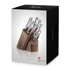 N1 Series 8-Piece Knife Block Set, Walnut, Forged German Steel, 1022612