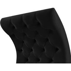 Crescent Velvet Chair