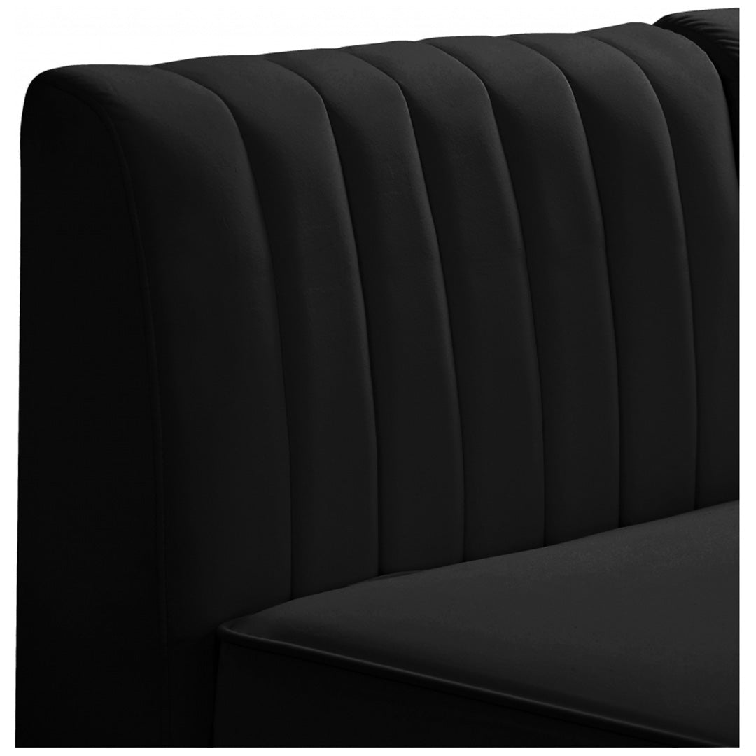 Alina Velvet Modular Corner Chair