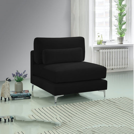 Julia Velvet Modular Armless Chair