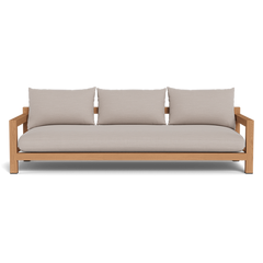 Pacific 3 Seat Sofa (Teak Natural / Panama Grafito / Batyline White)