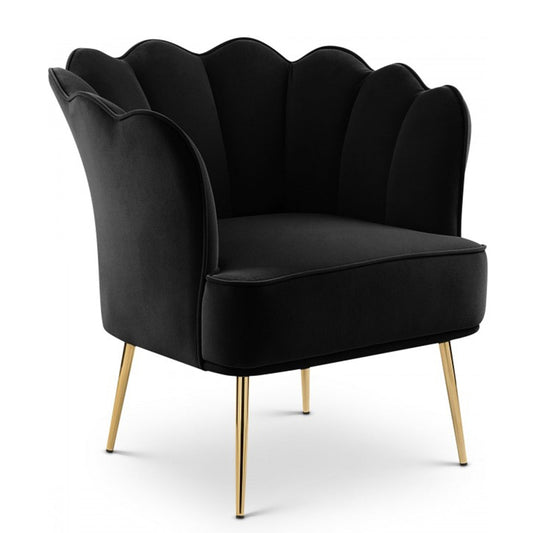 Jester Velvet Accent Chair