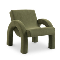 Corduroy Fabric Accent Chair