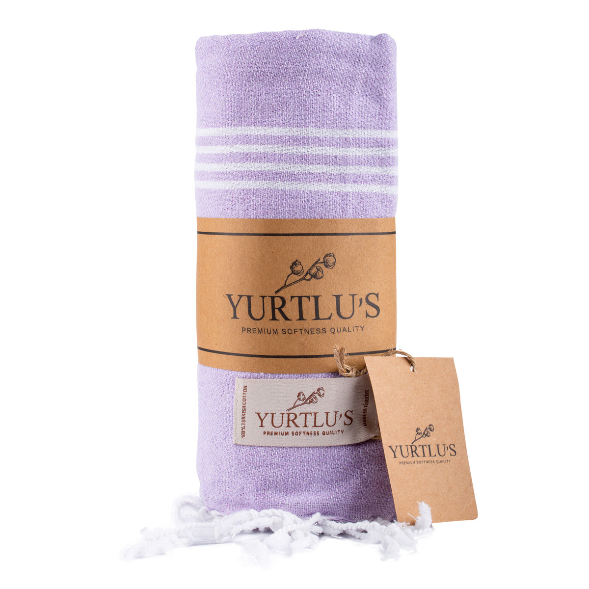 YURTLU’S Minimalist Series Premium Turkish Towel – Purple