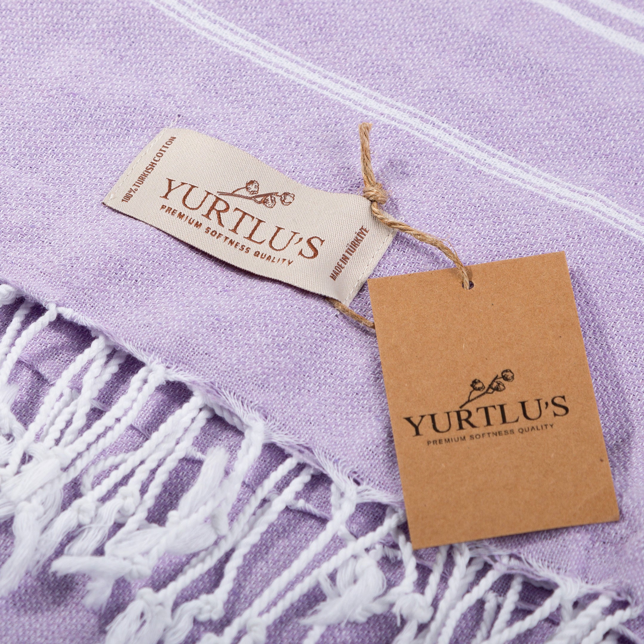 YURTLU’S Minimalist Series Premium Turkish Towel – Purple