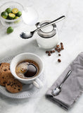 RAIN II Series Espresso Spoon, Forged Stainless Steel, Mirror Finish