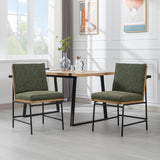 Ramsey Modern Industrial Dining Chairs (Set of 2)