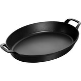 STAUB Cast Iron 14.5-inch X 11.2-inch Oval Baking Dish