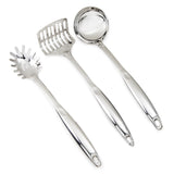 BergHOFF Essentials 18/10 Stainless Steel Pasta Spoon Server 13", Silver