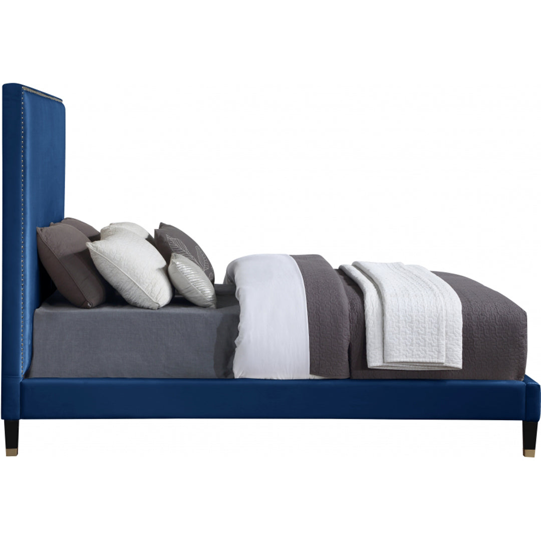 Harlie Velvet King Bed