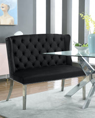 Suri Velvet Settee Bench